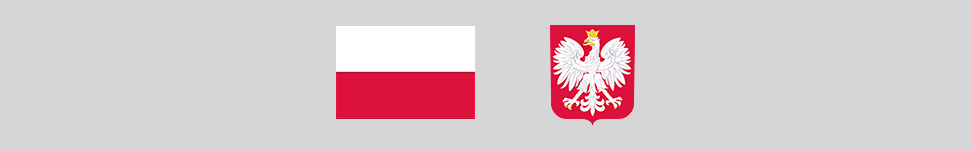 Flaga i godło Reczypospolitej Polskiej